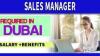 Sales Manager Required in Dubai