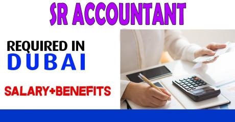 Sr Accountant Required in Dubai