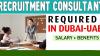 Recruitment Consultant Required in Dubai