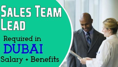 Sales Team Lead Required in Dubai