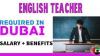 English Teacher Required in Dubai