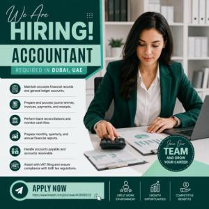 Accountant Required in Dubai