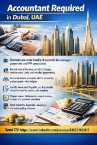 Accountant Required in Dubai