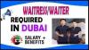 Waitress/Waiter Required in Dubai