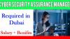 Cyber Security Assurance Manager Required in Dubai