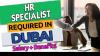 HR Specialist Required in Dubai