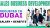 Sales Business Development Required in Dubai
