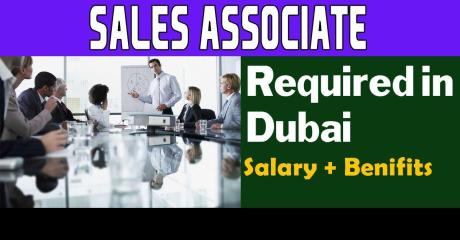 Sales Associate Required in Dubai