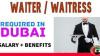 Waiter / Waitress Required in Dubai