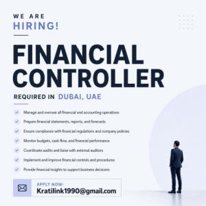 Financial Controller Required in Dubai
