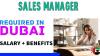 Sales Manager Required in Dubai