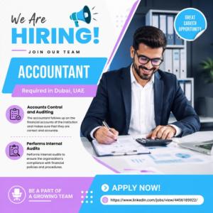 Accountant Required in Dubai