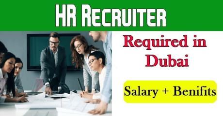 HR Recruiter Required in Dubai