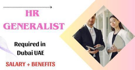 HR Generalist Required in Dubai