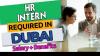 HR Intern Required in Dubai