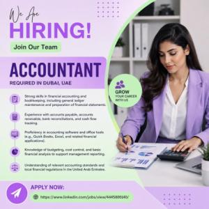 Accountant Required in Dubai