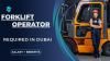 Forklift Operator Required in Dubai