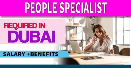 People Specialist Required in Dubai
