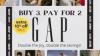 Buy 3 For 2, Plus Extra 10% OFF With Gap Promo Code