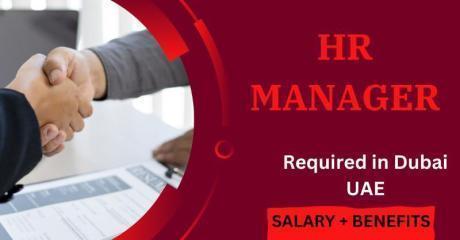 Human Resources Manager Required in Dubai