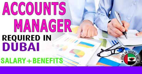 Accounts Manager Required in Dubai