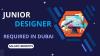 Junior Designer Required in Dubai