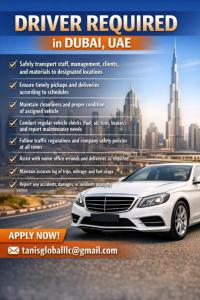 Driver Required in Dubai