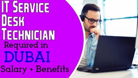 IT Service Desk Technician Required in Dubai