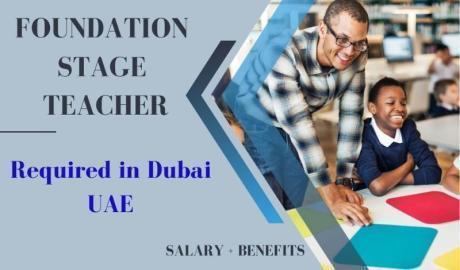 Foundation Stage Teacher Required in Dubai