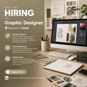 Graphic Designer Required in Dubai