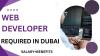 Web Developer Required in Dubai