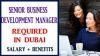 Senior Business Development Manager Required in Dubai