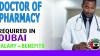 Doctor of Pharmacy Required in Dubai