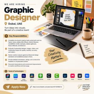 Graphic designer Required in Dubai