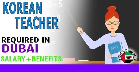 Korean Teacher Required in Dubai