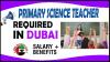 Primary science Teacher Required in Dubai