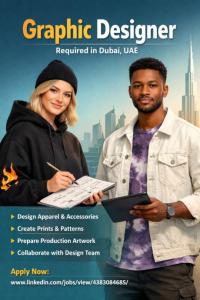 Graphic Designer Required in Dubai