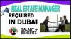 Real Estate Manager Required in Dubai