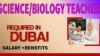 Science/Biology Teacher Required in Dubai