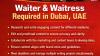 Waiter & Waitress Required in Dubai