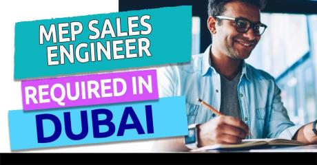 MEP Sales Engineer Required in Dubai