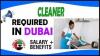 Cleaner Required in Dubai