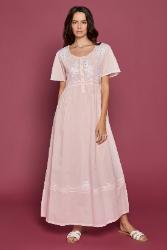 AED 425, Shop Now: The Cotton Basket Nightdress Ellery Pink For Women