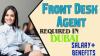 Front Desk Agent Required in Dubai