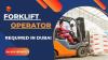 Forklift Operator Required in Dubai