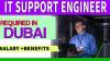 IT Support Engineer Required in Dubai