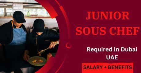Junior Sous Chef Required in Dubai