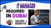 Information Technology Manager Required in Dubai