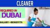 Cleaner Required in Dubai