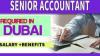 Senior Accountant Required in Dubai